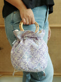 Bucket Bag Rattan Handle