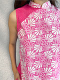 Classy matching lady batik set (Fuchsia)