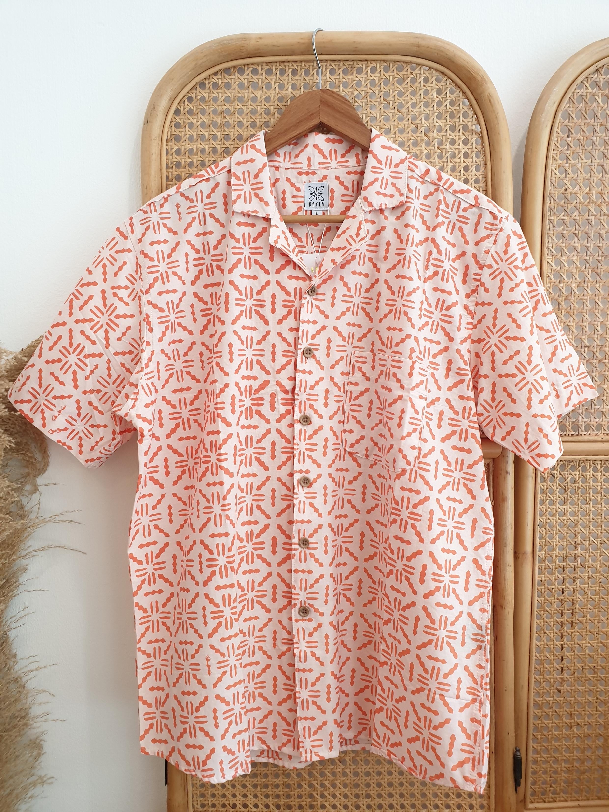 ⁠Men Shirt Cuban