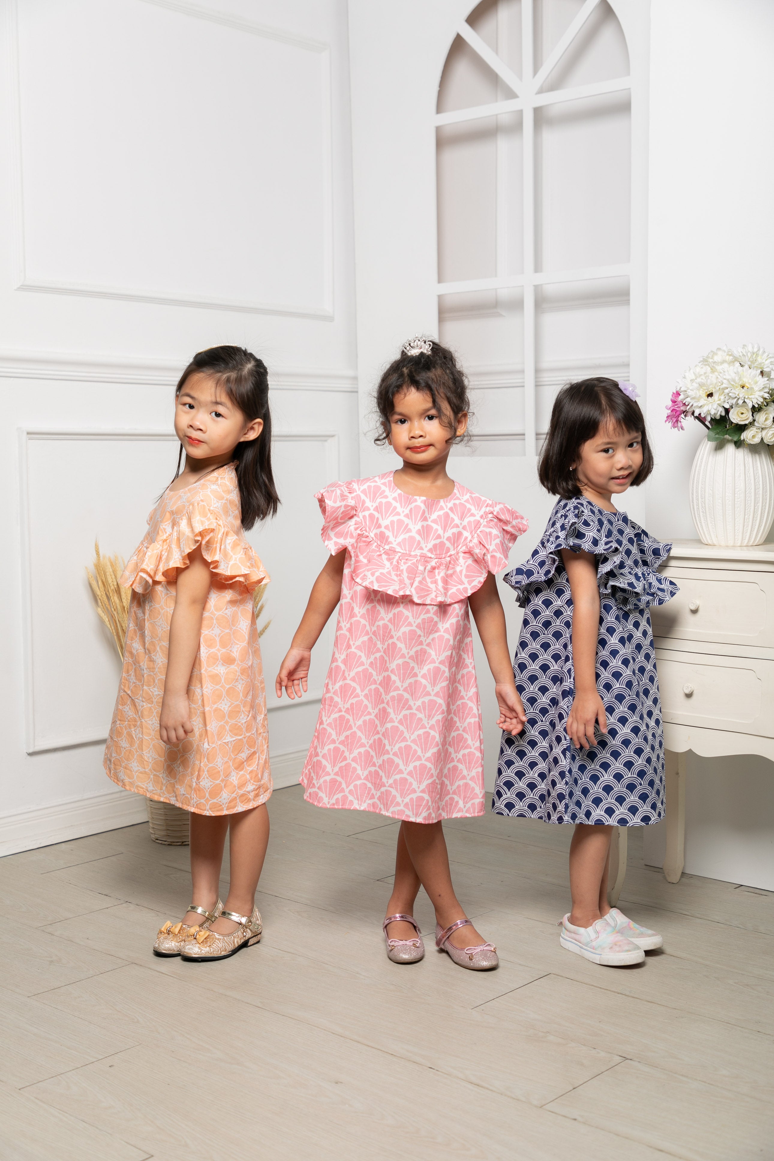 Kids Batik Blossom dress