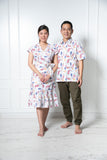 Chinese new year 2024 modern batik lady dress (Koi fish)