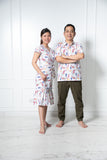 Chinese new year 2024 modern batik lady dress (Koi fish)