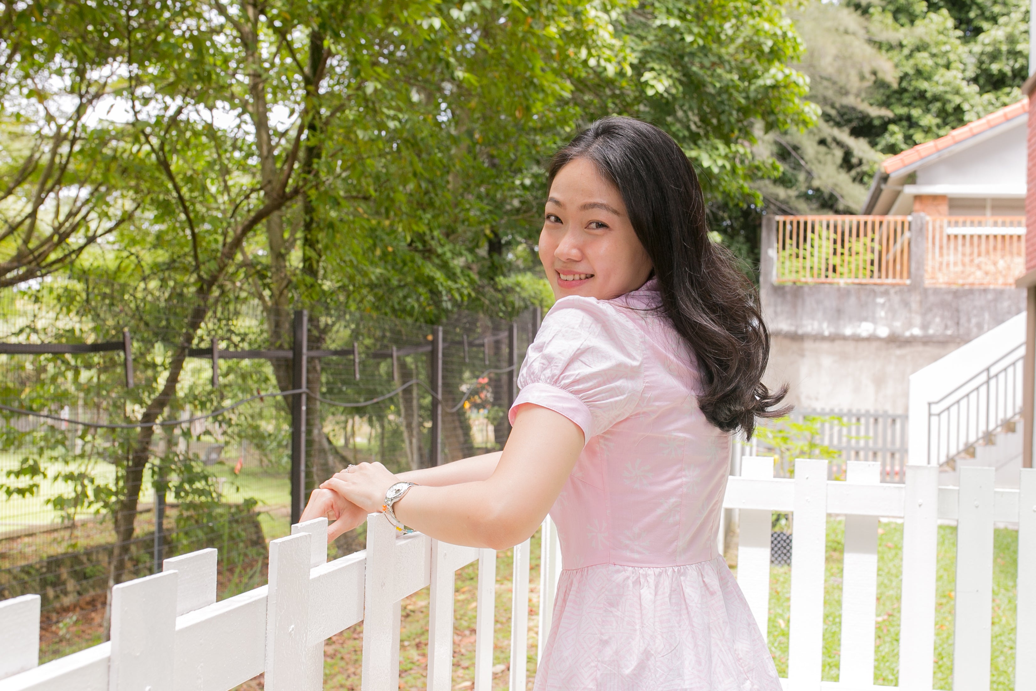 Chinese new year modern batik cheongsam lady dress